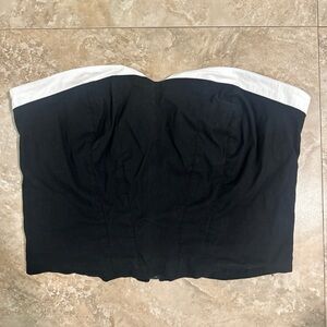 Anthropologie Maeve Black and White Top